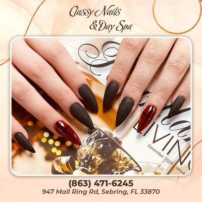 Get ready for the season with our fabulous fall nail designs!  Perfect for adding a pop of color and warmth to your style.