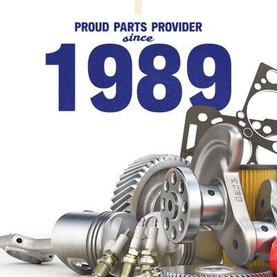 Proud Parts Provider since 1989