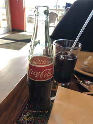 Mexican bottled Coca-Cola made with sugar