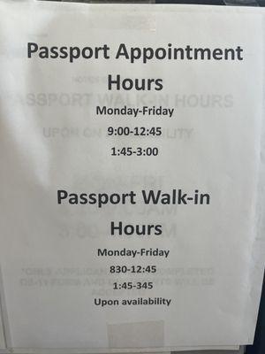 Updated hours 5/31/24