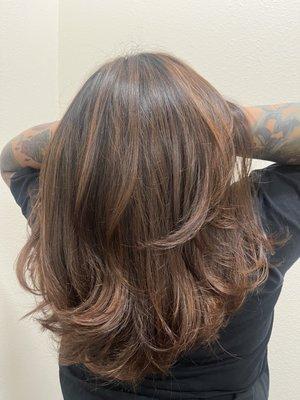 Most recent hair color I got done this month