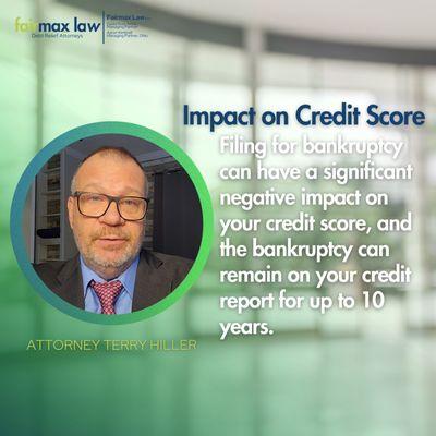 Fairmax Law
Bankruptcy Facts.
'Impact on Credit Score'