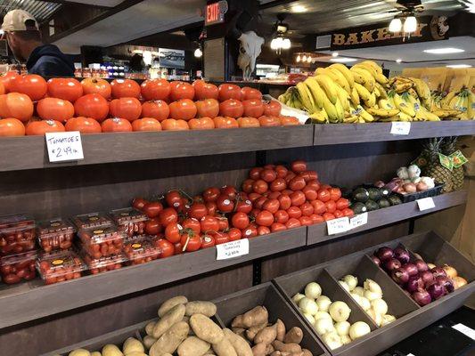 small produce area