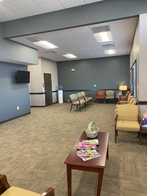 New building, new waiting area