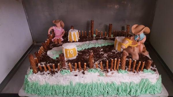 Barrel Racing Birthday Cake!