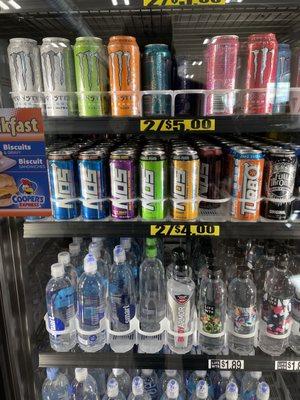 Stocked with all your hydration/energy needs