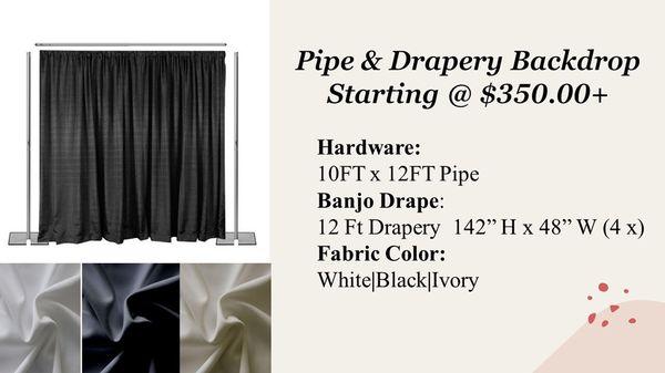 Pipe & Drapery Rentals