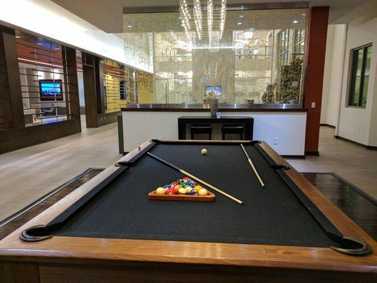 Nice pool table