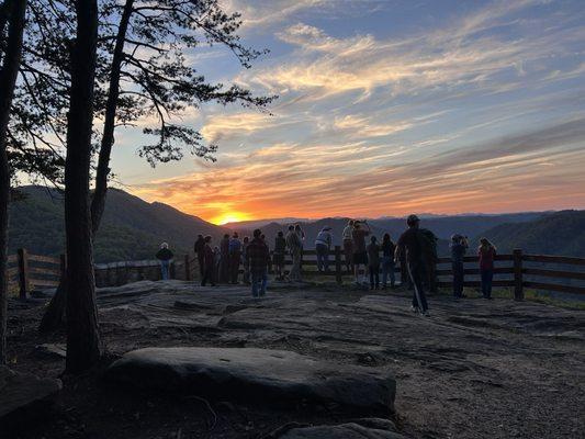 Sunset at the Stateline Overlook