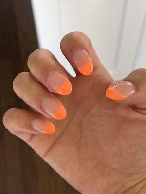 Orange tips done by Tina