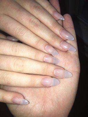 Basic Full Set Acrylic Clear Manicure