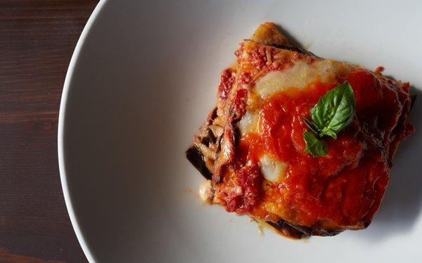 Our Homemade eggplant parmigiana