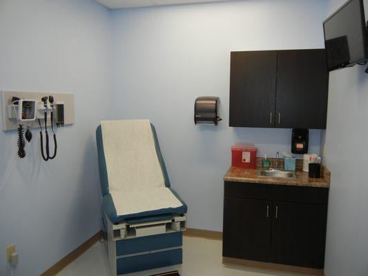 Comfortable Exam rooms