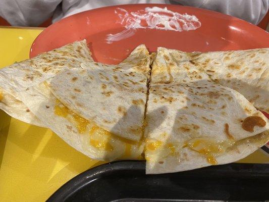 Shredded Chicken Quesadilla