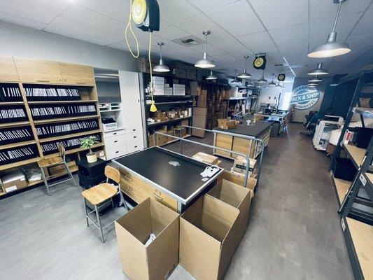 Where the Packing, Printing & Design magic happens.