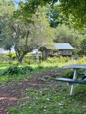 Outdoor seating area