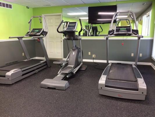 Modern fitness room for your convenience