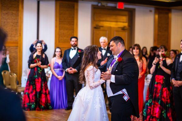 1st Dance - reception at the Atrium Hotel.