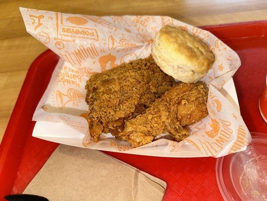 Spicy chicken and biscuit