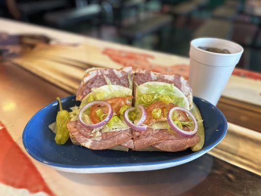 The "Capocollo Sub" is a mouthwatering sandwich that's a true delight for the taste buds.