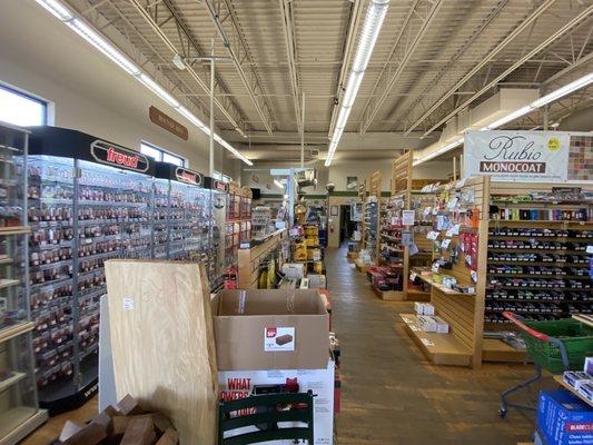 A whole wall of router bits!