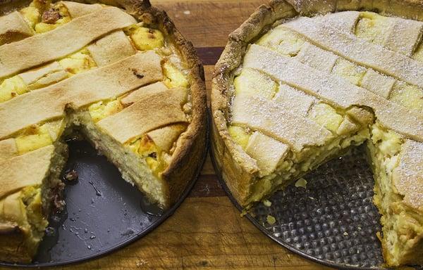 Rustic pies.