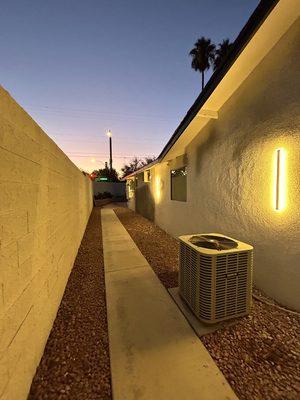 Exterior lighting Installation.