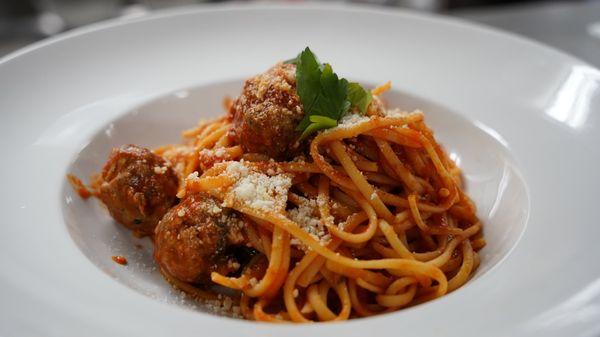 Spaghetti & Meatballs lunch