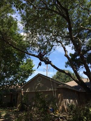 Climbing with ropes