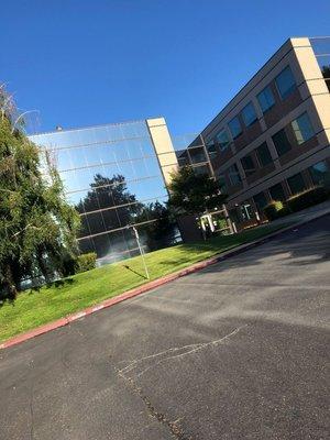 Entrance to our office building.