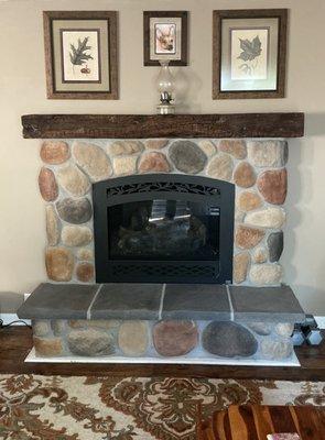 This fireplace has really made my house a home.  :)