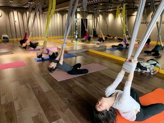 Aerial yoga