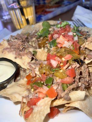 Pulled pork Nachos