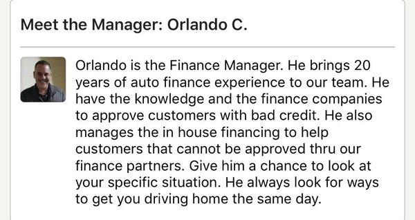 FRAUD. Notice he's the owner, Not manager and doesn't even put his last name red flag!!!