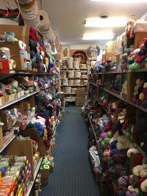 Yarn aisle