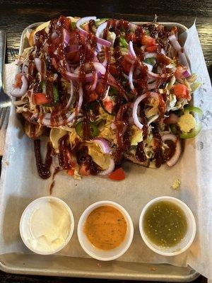 Nachos with brisket