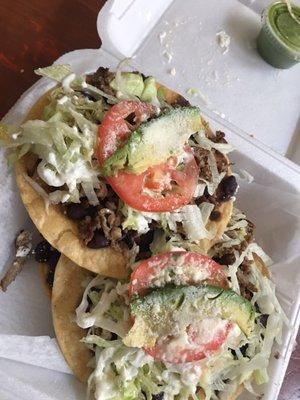 Steak tostadas