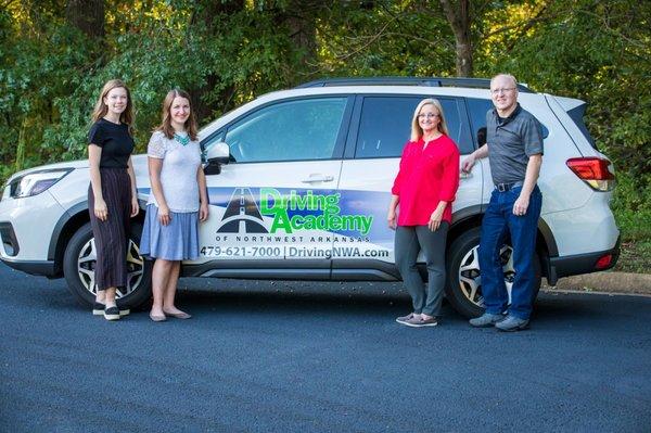 Driving Academy of Northwest Arkansas' administrative staff helps keep things running behind-the-scenes.