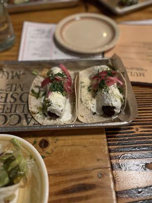 Croquette tacos