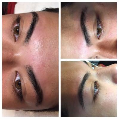 Shaped brows for this teenage boy! Wish I had these brows!