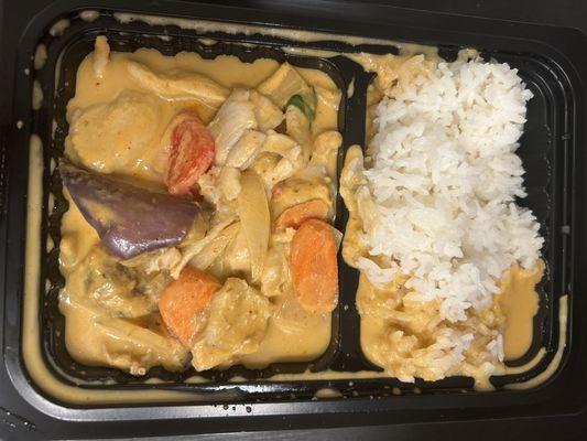 Thai red curry chicken