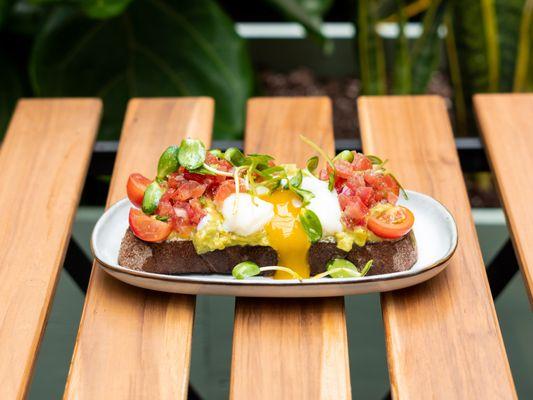 Avocado Toast with Poached Egg 2