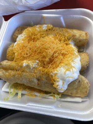 Chicken flautas