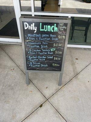 Daily Lunch Specials