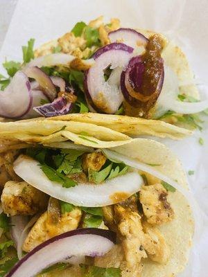 Fresh Grilled Chicken Tacos   Tacos de pollo a la parrilla