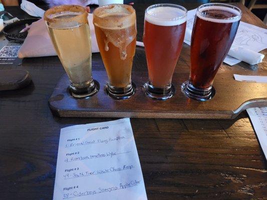 Beer flight