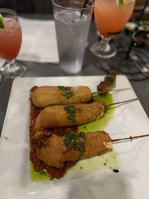 Fried Cheese on a Sticks