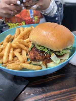 Jerk Chicken burger