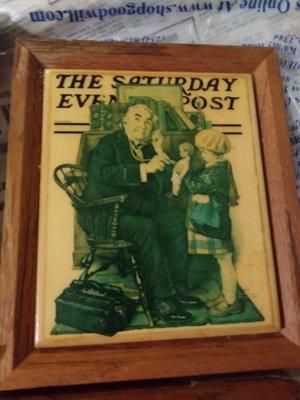 I have this collectible it's 1929.Norman Rockwell..Plus other wood frames..how much can i get for them? Im new at this..