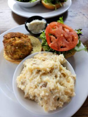 Crab cake sandwich @ Hudson Coastal